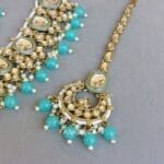 Pari Kundan Choker Set Blue