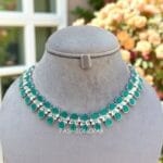 Peacock Green Necklace Set