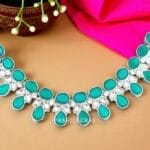 Peacock Green Necklace Set