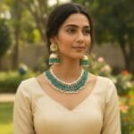 Punjabi Peacock Blue Jewellery Set