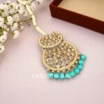 Rani Maang Tikka Set – Sea Green
