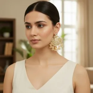 Kundan Earrings for Wedding