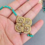 Aamna-Maang-Tikka-with-Earrings-Sea-Green-03 Aamna Maang Tikka with Earrings - Sea Green