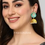 Alia-Mint-Green-Meenakari-Jhumka-Earrings-03 Alia Mint Green Meenakari Jhumka Earrings