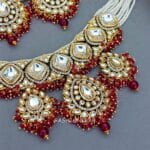 Dark Pink Jewellery Set