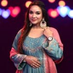 Big Pink Kundan Earrings