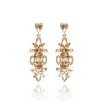 Champagne Color Party Wear Earrings