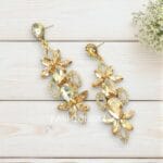 Champagne Color Party Wear Earrings