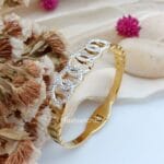 Charlotte-Anti-Tarnish-Bracelet-Golden Charlotte Anti Tarnish Bracelet - Golden