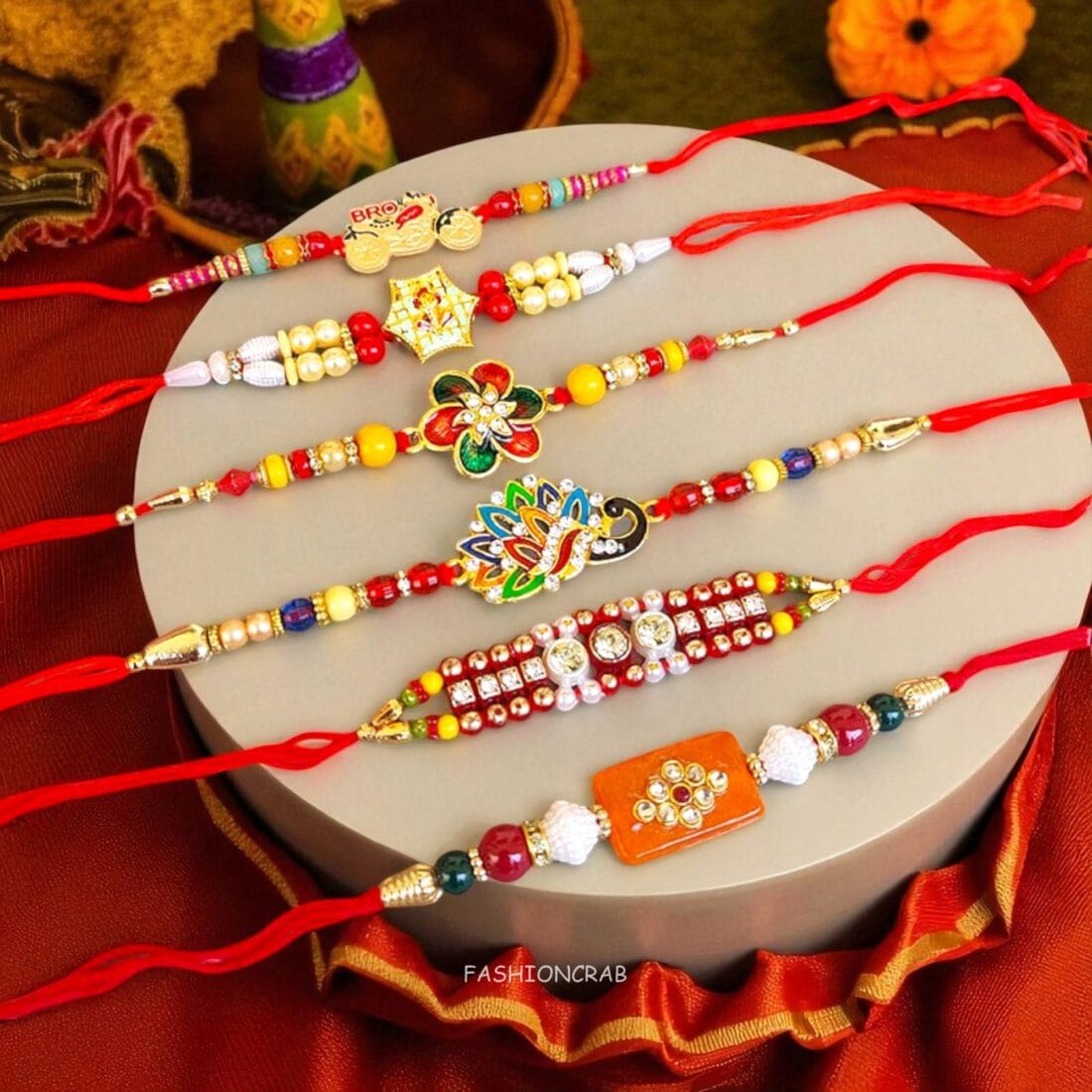 Fancy Rakhi Combo Set of 6