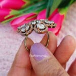 Flower-Shaped-Adjustable-Cubic-Zirconia-Ring-for-Party-03 Cocktail Ring for Wedding