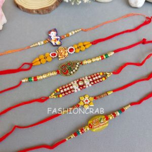 Handmade Rakhi Combo Set of 6