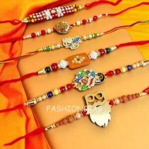 Handmade Thread Rakhi Set of 6