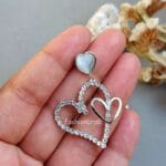 Heart Shaped Anti Tarnish Earrings