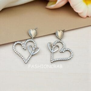 Heart Shaped Anti Tarnish Earrings