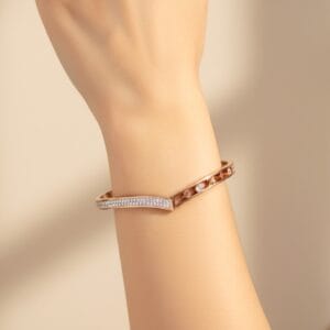 Heartfelt Love Anti Tarnish Bracelet - Rose Gold