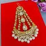 Ifra Kundan Passa for Bride White