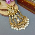 Ifra Kundan Passa for Bride White