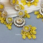 Inayat Kundan Necklace - Yellow