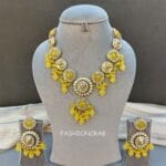 Inayat Kundan Necklace - Yellow