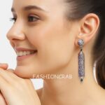 Janya Brass Earrings - Green