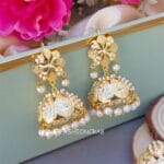 Jividha Jadau Earrings White