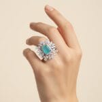 Kavya-Mint-Green-Zirconia-Women-Ring Kavya Mint Green Zirconia Women Ring
