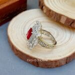 Kavya-Zirconia-Ring-Pink-02 Kavya Pink Zirconia Women Ring