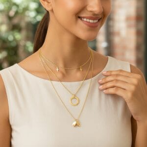 Layer Chain Necklace Set