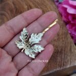 Leaf-Shaped-Hair-Pins-for-Girls-05 Leaf Shaped Hair Pins for Girls