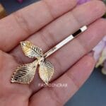 Leaf-Shaped-Hair-Pins-for-Girls-06 Leaf Shaped Hair Pins for Girls