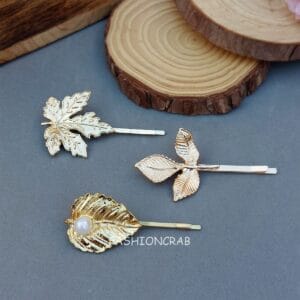 Leaf Shaped Hair Pins for Girls