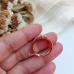 Lustrous-Multicolor-Anti-Tarnish-Ring-Rose-Gold-02 Multicolor Rose Gold Ring