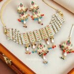 Multicolor Jadau Choker Necklace