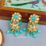 Naina Blue Kundan Jhumka