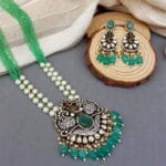 Natalie Moissanite Jewellery - Sea Green