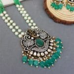 Natalie Moissanite Jewellery - Sea Green