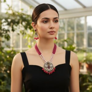 Natalie Pink Moissanite Jewellery