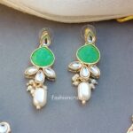 Necklace Set for Women - Green Pink