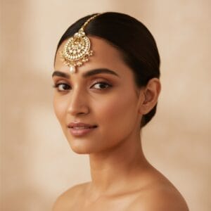 Rashmika Kundan Maang Tikka