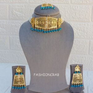 Rehana Blue Color Punjabi Jewellery