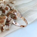 Rhythmic-Heartbeat-Anti-Tarnish-Bracelet-Rose-Gold-03 Rhythmic Heartbeat Anti-Tarnish Bracelet - Rose Gold