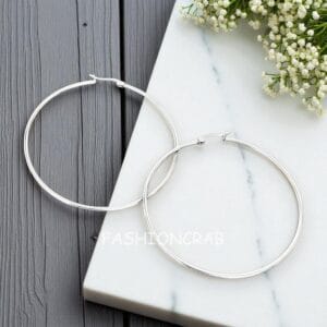 Silver Hoop Earrings