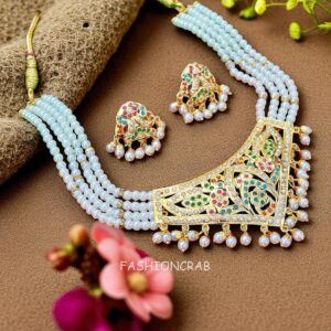 Simi Jadau Set Multicolor