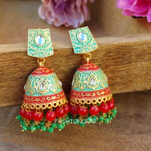 Sonarika Green Jhumka