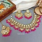 Traditional Pink Kundan Necklace