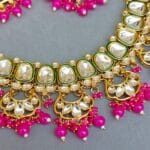 Traditional Pink Kundan Necklace