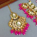 Traditional Pink Kundan Necklace