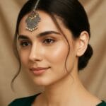 Vidya Oxidised Maang Tikka