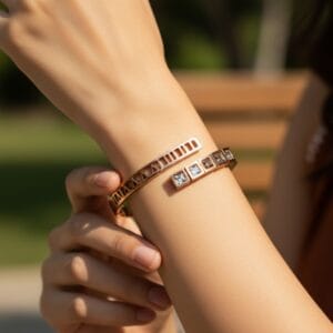 Infinite Love Knot Anti-Tarnish Bracelet - Rose Gold